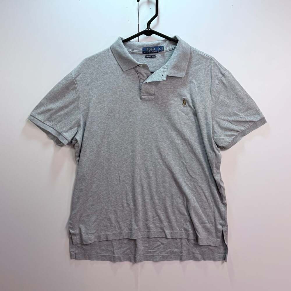 Polo Ralph Lauren Polo Shirt Size XL Gray Pima Touch